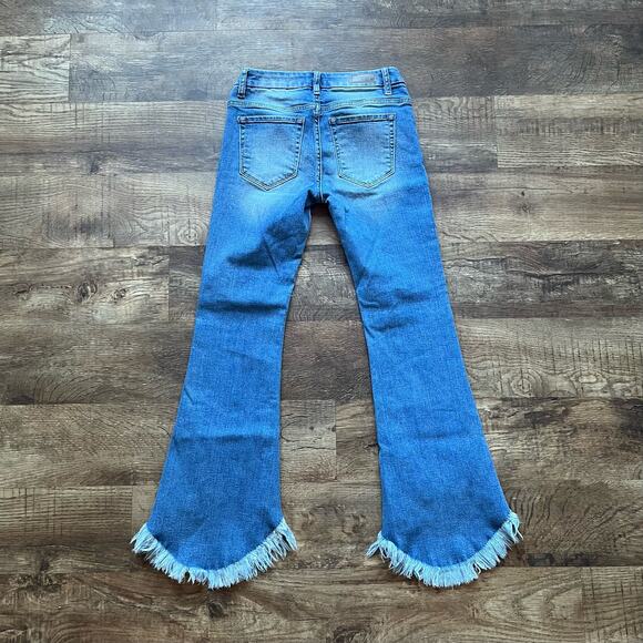 Miss Me Jeans Crop Flair Womens 25 Denim M2207CF - Picture 2 of 8